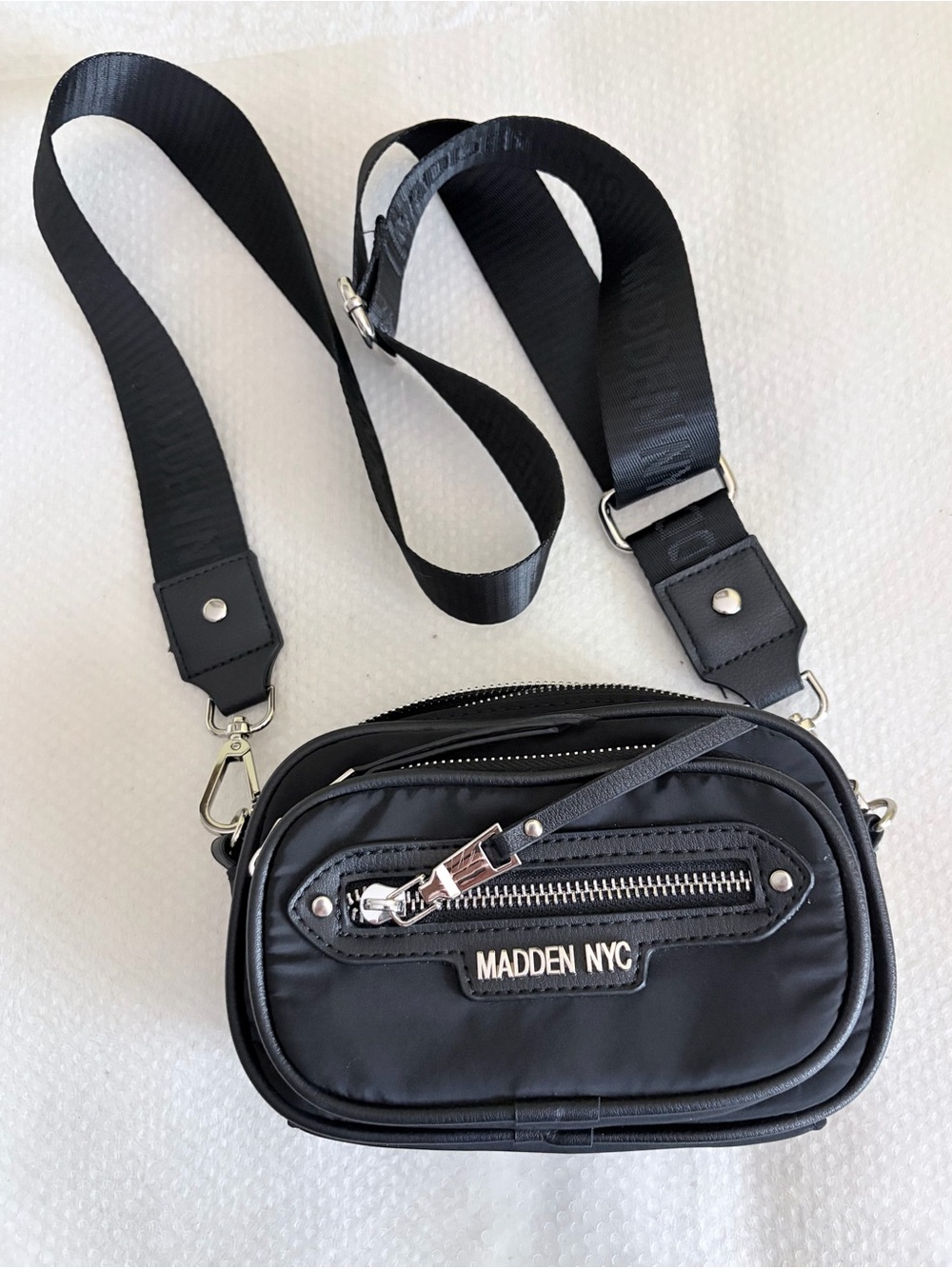 MADDEN NYC Women’s Black Crossbody Bag